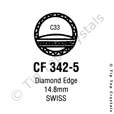 GS CF342-5 Watch Crystal