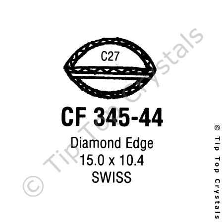 GS CF345-44 Watch Crystal