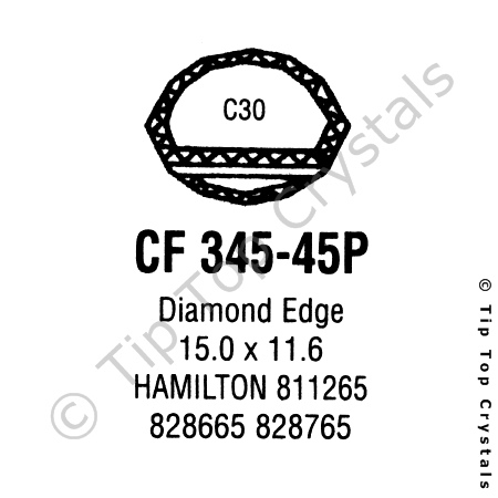 GS CF345-45P Watch Crystal