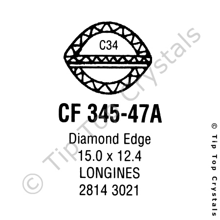 GS CF345-47A Watch Crystal