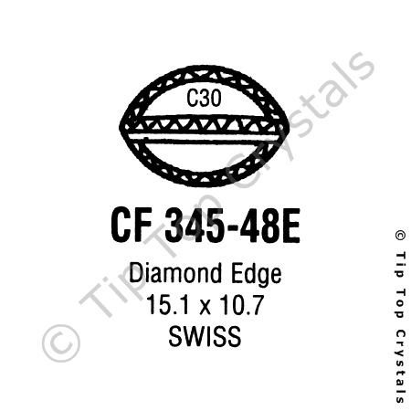GS CF345-48E Watch Crystal