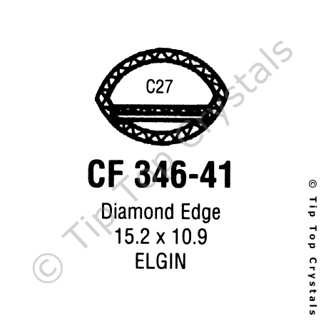 GS CF346-41 Watch Crystal