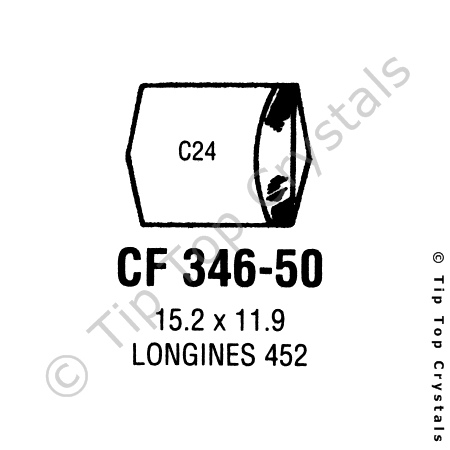 GS CF346-50 Watch Crystal