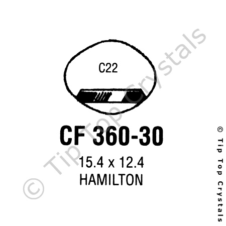GS CF360-30 Watch Crystal