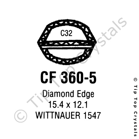 GS CF360-5 Watch Crystal