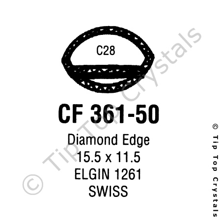 GS CF361-50 Watch Crystal