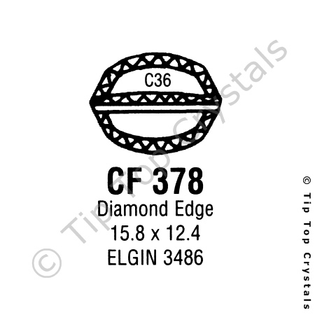 GS CF378 Watch Crystal