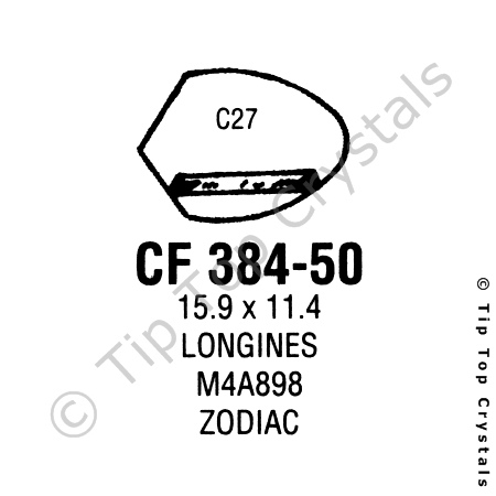 GS CF384-50 Watch Crystal