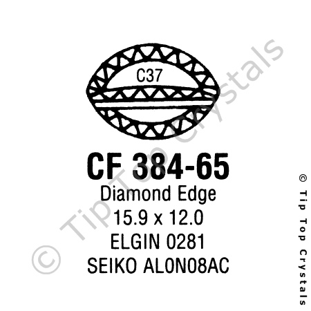GS CF384-65 Watch Crystal