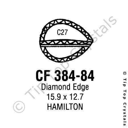 GS CF384-84 Watch Crystal