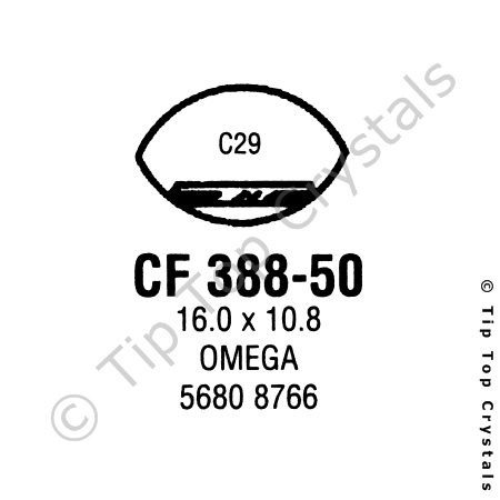 GS CF388-50 Watch Crystal