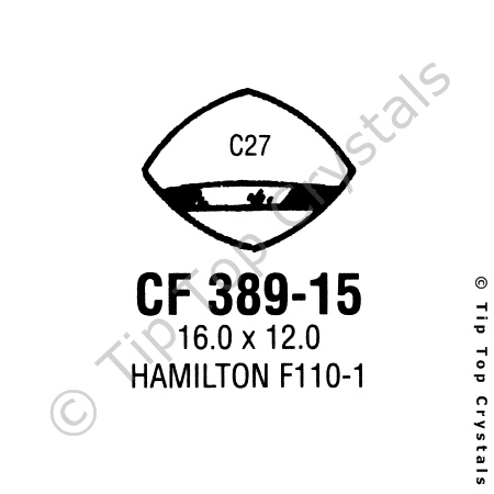GS CF389-15 Watch Crystal
