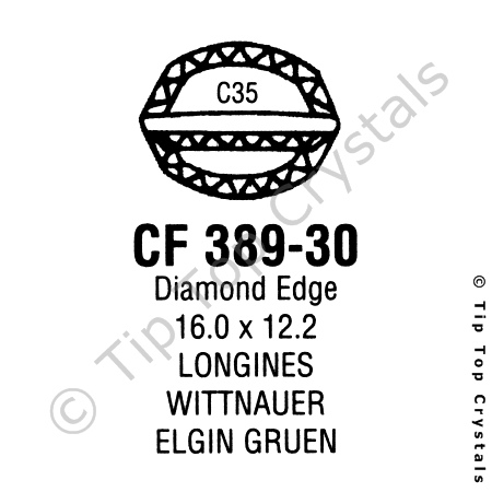 GS CF389-30 Watch Crystal