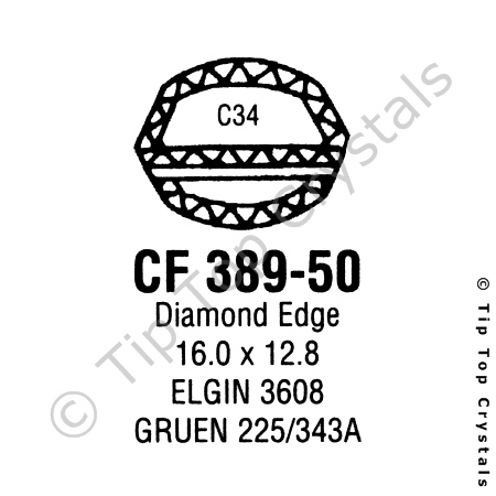 GS CF389-50 Watch Crystal