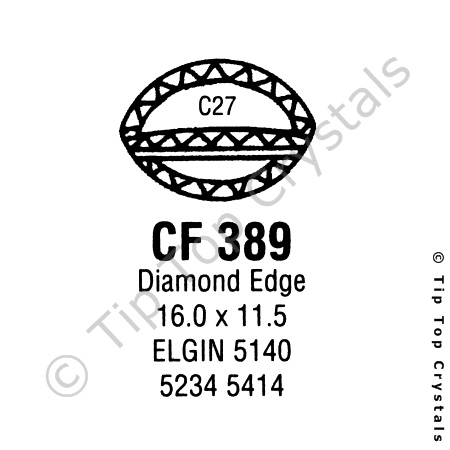 GS CF389 Watch Crystal