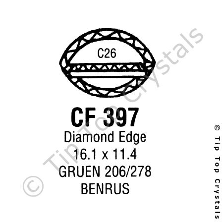 GS CF397 Watch Crystal