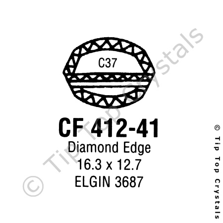 GS CF412-41 Watch Crystal