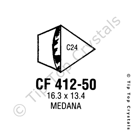 GS CF412-50 Watch Crystal