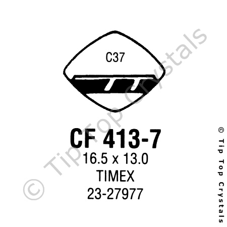 GS CF413-7 Watch Crystal