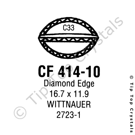 GS CF414-10 Watch Crystal
