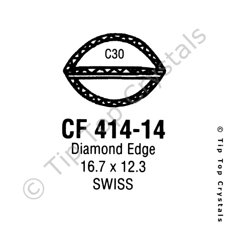 GS CF414-14 Watch Crystal