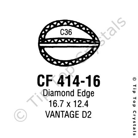 GS CF414-16 Watch Crystal