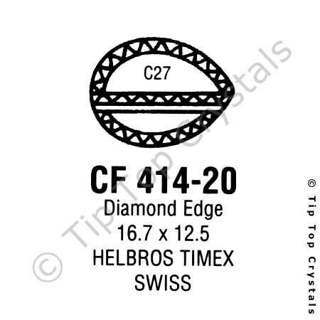 GS CF414-20 Watch Crystal