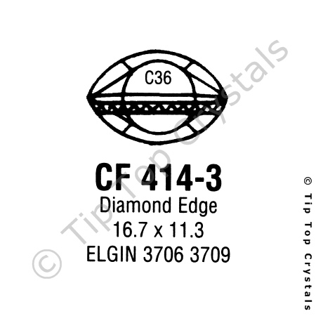 GS CF414-3 Watch Crystal