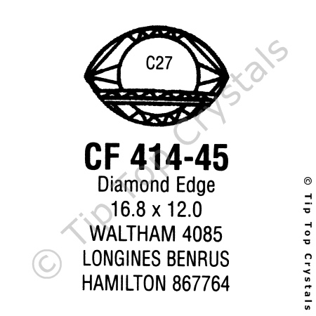GS CF414-45 Watch Crystal