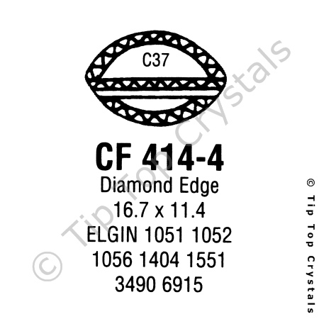 GS CF414-4 Watch Crystal