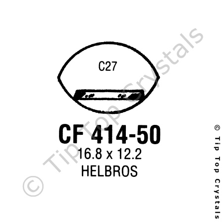 GS CF414-50 Watch Crystal