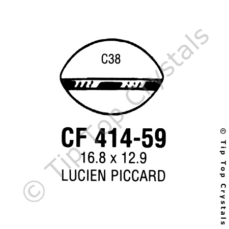 GS CF414-59 Watch Crystal