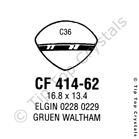 GS CF414-62 Watch Crystal