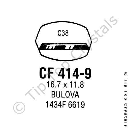 GS CF414-9 Watch Crystal