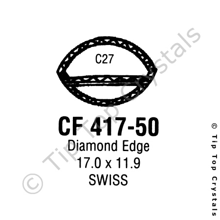 GS CF417-50 Watch Crystal