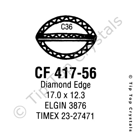 GS CF417-56 Watch Crystal