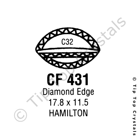 GS CF431 Watch Crystal