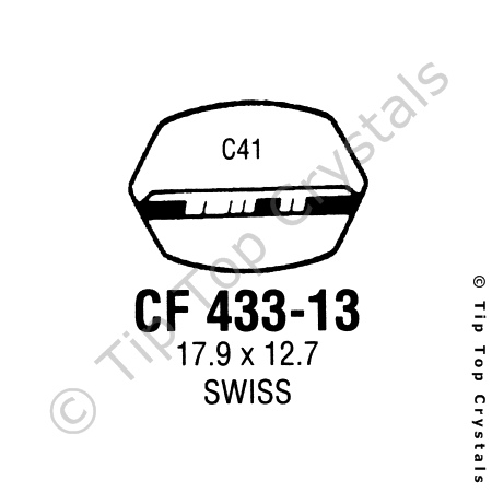 GS CF433-13 Watch Crystal
