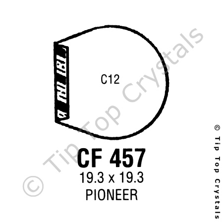 GS CF457 Watch Crystal