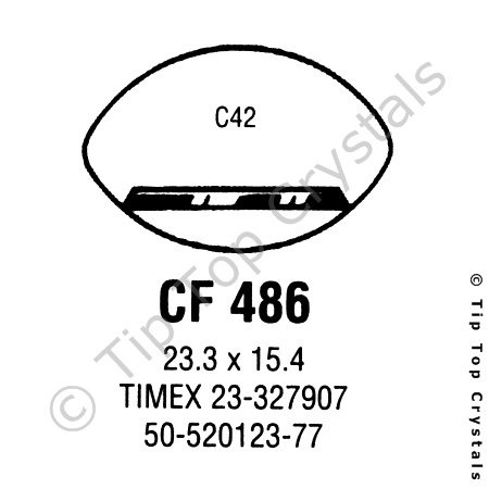 GS CF486 Watch Crystal