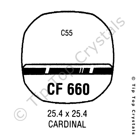 GS CF660 Watch Crystal