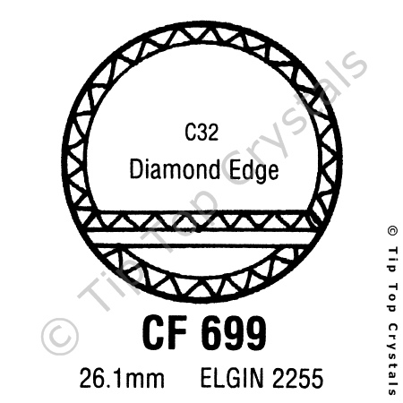 GS CF699 Watch Crystal