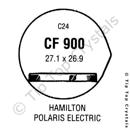 GS CF900 Watch Crystal