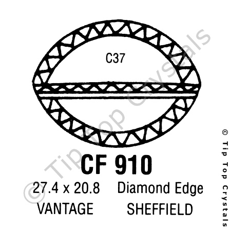 GS CF910 Watch Crystal