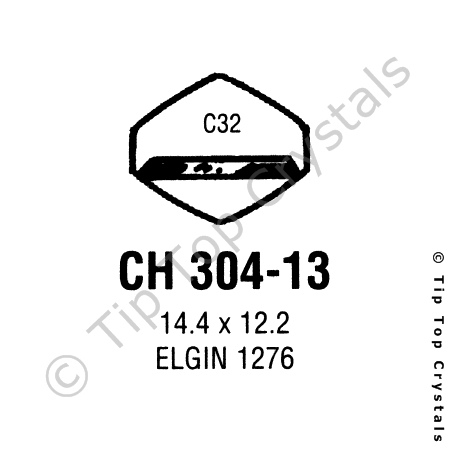 GS CH304-13 Watch Crystal