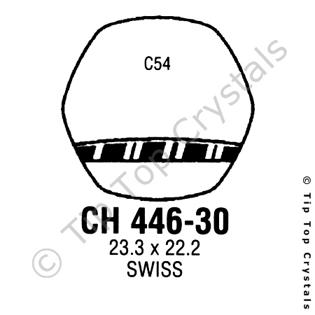GS CH446-30 Watch Crystal