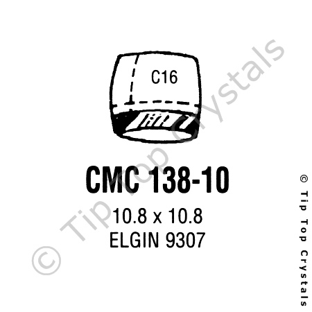 GS CMC138-10 Watch Crystal