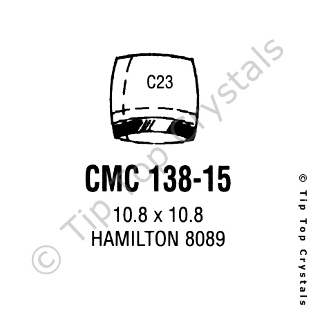 GS CMC138-15 Watch Crystal