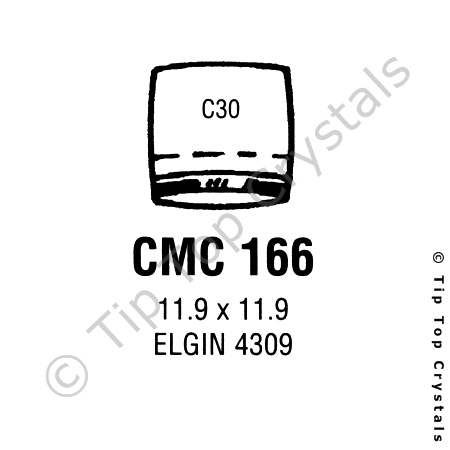 GS CMC166 Watch Crystal