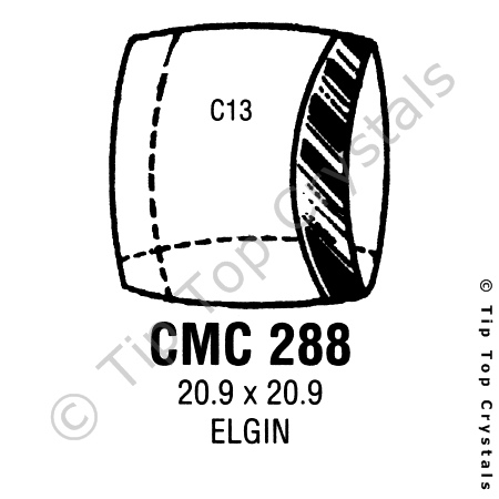 GS CMC288 Watch Crystal